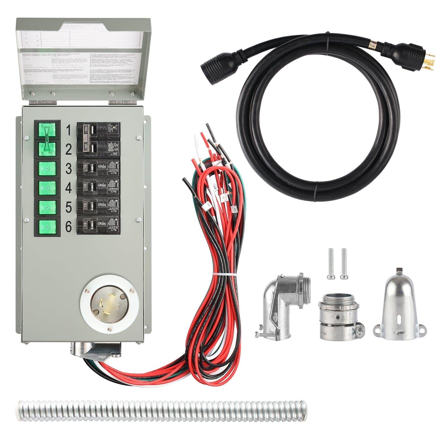 Nature's Generator Powerhouse Power Transfer Switch All Components