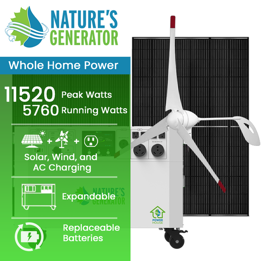 Product - Nature's Generator Powerhouse Solar and Wind Generator Hover