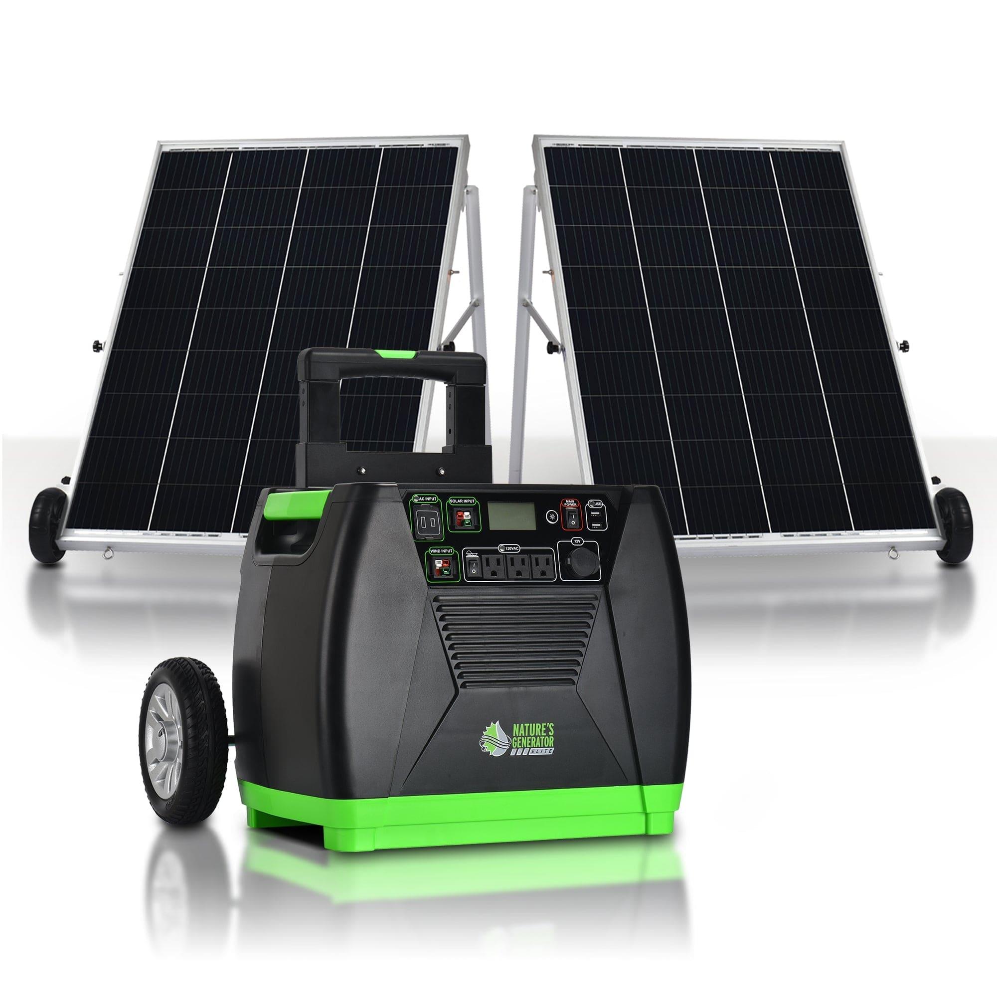 Nature’s Generator Elite - Gold System: 3600 Watt Solar Generator