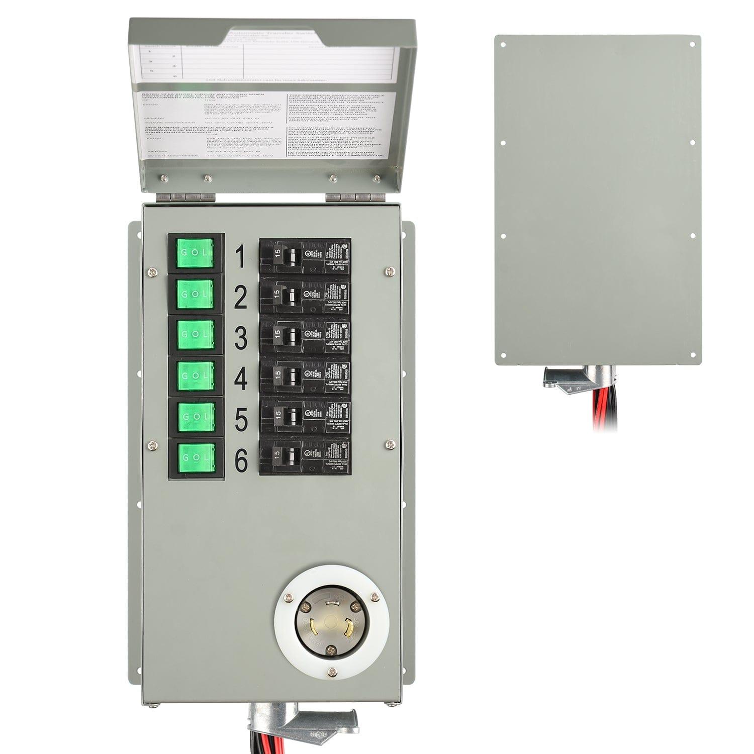 30A 120V 6-Circuit Manual Transfer Switch - Nature's Generator Elite Power Transfer Switch