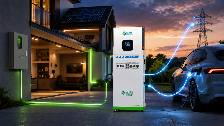 Nature's Generator - Bidirectional EV Charging + Home Battery: The Ultimate Energy Management Hack to Beat Peak Utility Rates