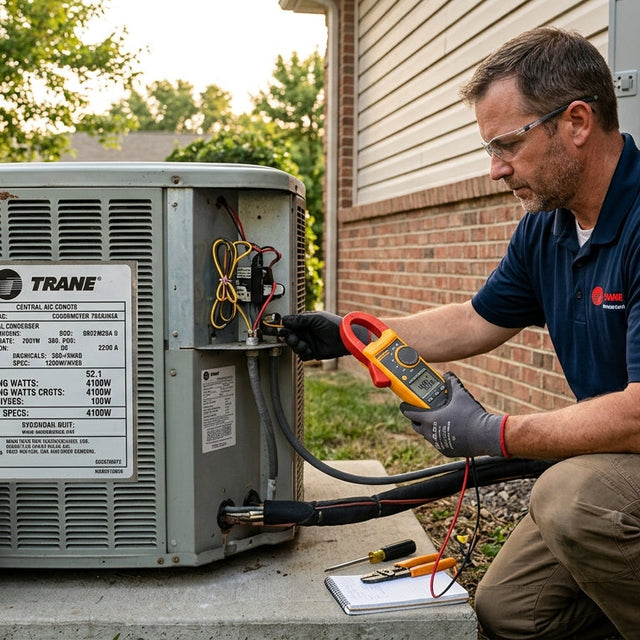 Calculating LRA vs. Running Watts: Inverter Surge Requirements for Central Heat & AC