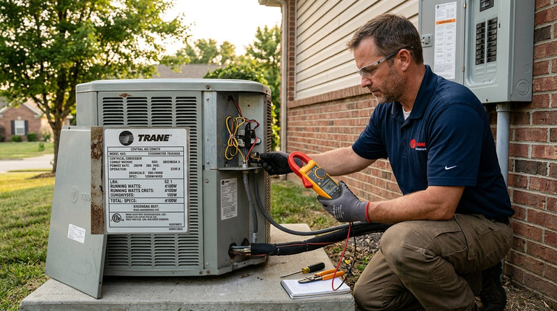Calculating LRA vs. Running Watts: Inverter Surge Requirements for Central Heat & AC