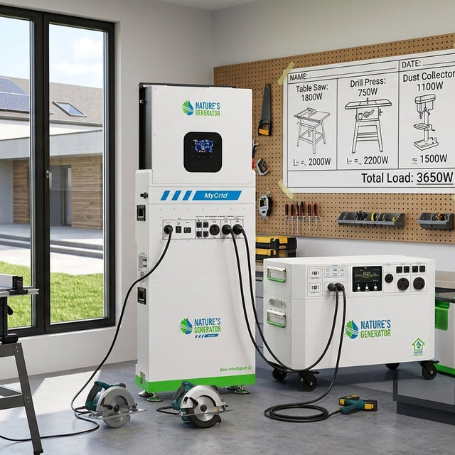 How to Calculate Backup Power for a Small Workshop