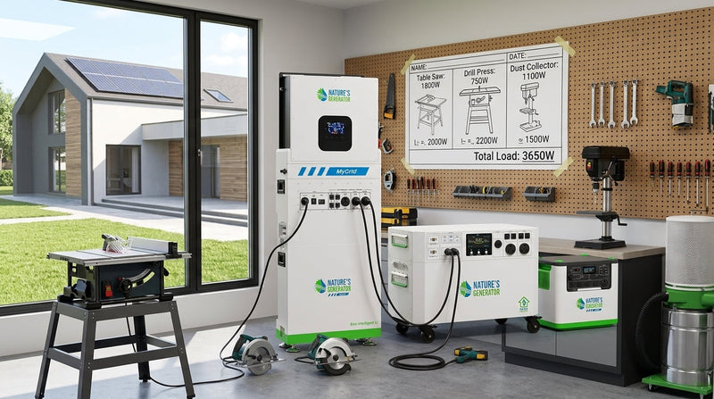 How to Calculate Backup Power for a Small Workshop