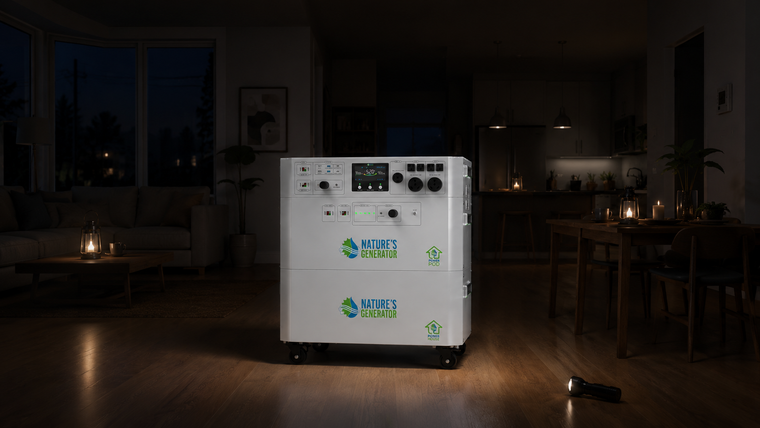 Nature's Generator - How to Calculate Continuous vs. Peak Wattage for Whole-House Solar Generators