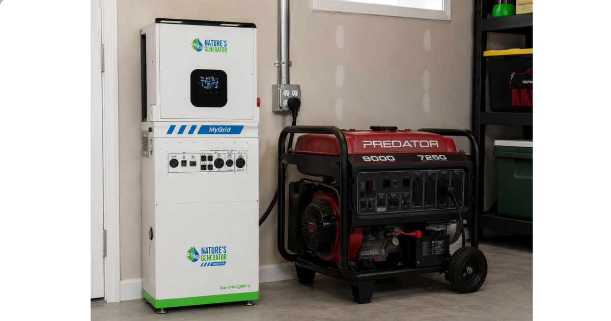 Hybridizing Emergency Power: A Technical Guide to Charging the MyGrid 10K with a Gas Generator