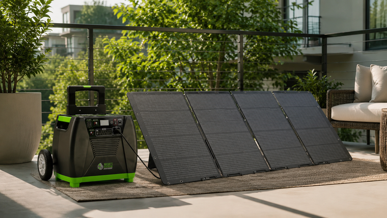 Nature's Generator - No Roof Solar Allowed? How to Build an HOA-Approved Backup System Using the Elite 3600 and Foldable Panels