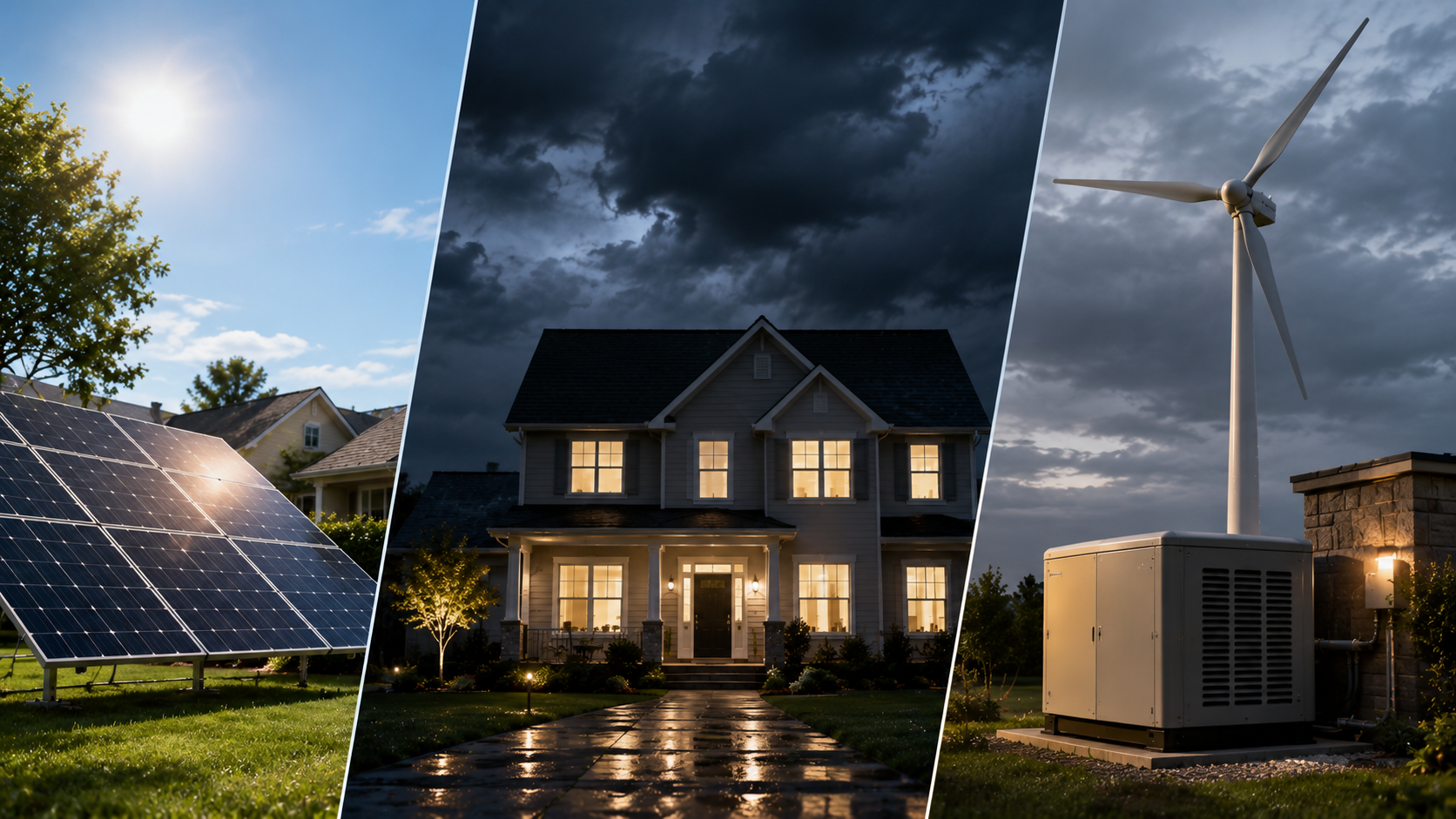 Solar vs. Wind vs. Gas: The Best Multi-Day Blackout Backup Strategy for Suburbs