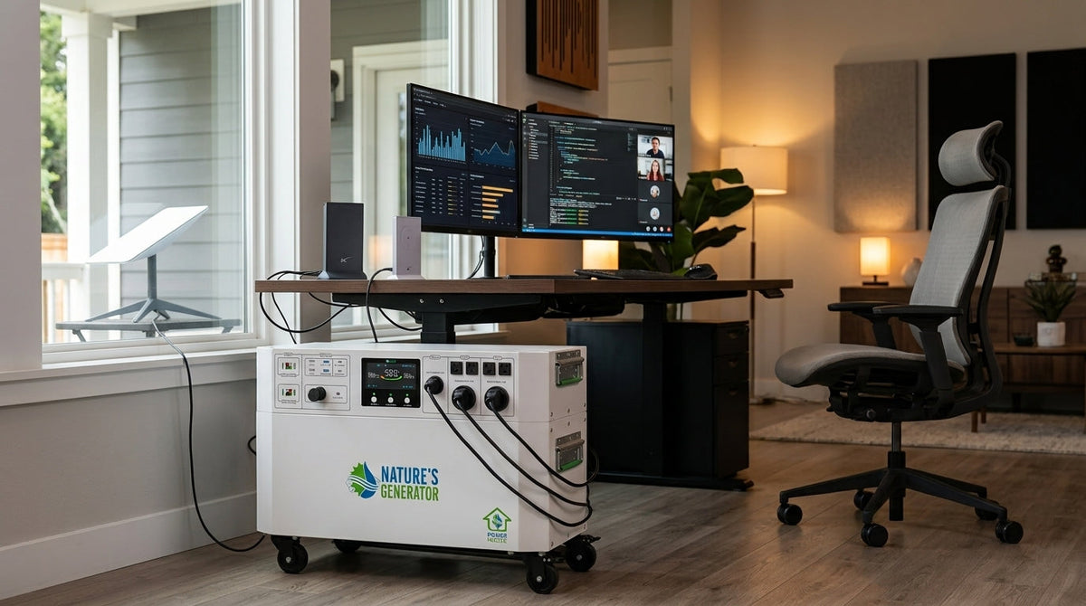 The Zero-Downtime WFH Station: Uninterrupted Power for Starlink, Mesh Wi-Fi, and Dual Monitors