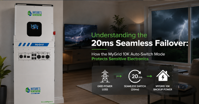 Understanding the 20ms Seamless Failover: How the MyGrid 10K Auto-Switch Mode Protects Sensitive Electronics