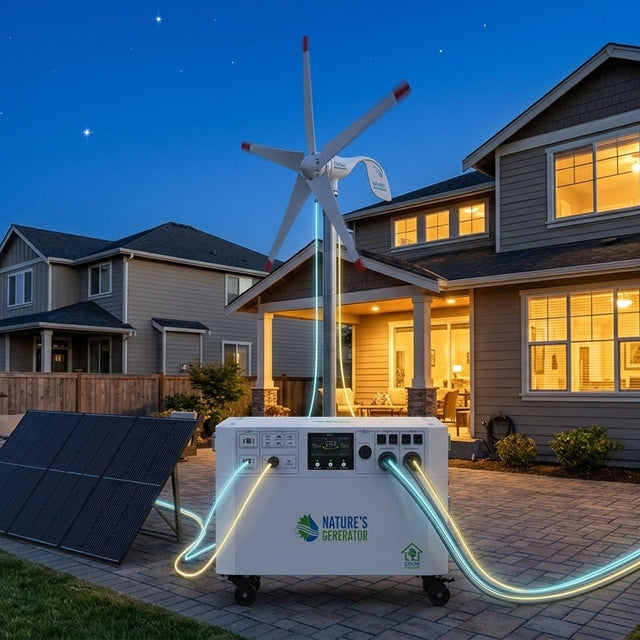Uninterrupted Night Charging: Why Combining Nature’s Generator Wind Turbines Multiplies Solar Efficiency