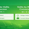 Watts to Volts (W to V) + Volts to Watts (V to W), Formulas & Examples