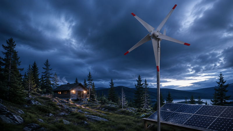 When Solar Isn’t Enough: The Mathematical Case for Adding a Wind Turbine to Your Off-Grid Array