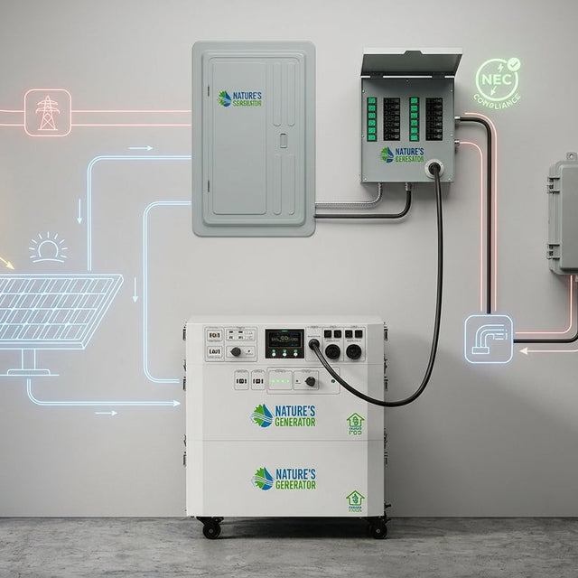 Wiring a Solar Generator to a Breaker Box: Automatic vs. Manual Transfer Switch NEC Compliance
