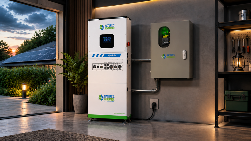 Zero-Downtime Blackout Protection: Inside the MyGrid 10K System & 50A Automatic Generator Transfer Switch Bundle