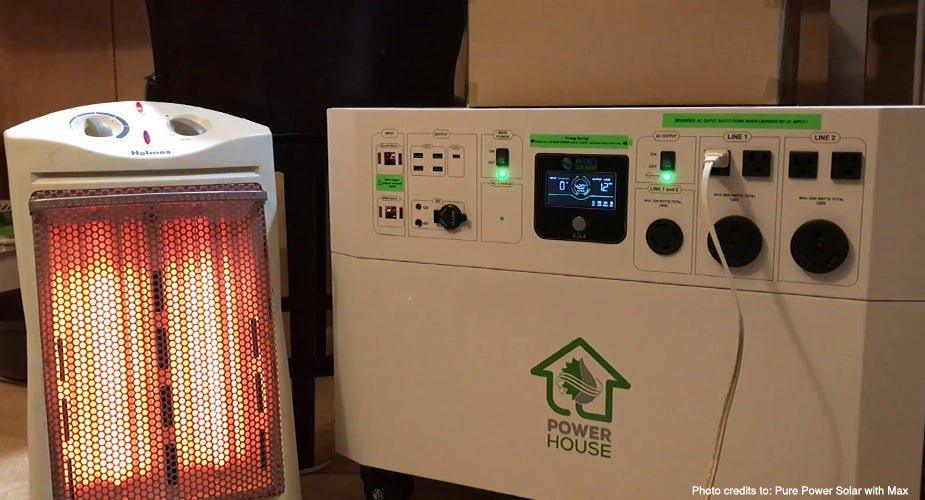 How Many Watts Does a Space Heater Use? A Guide to Energy Consumption and Backup Power Solutions