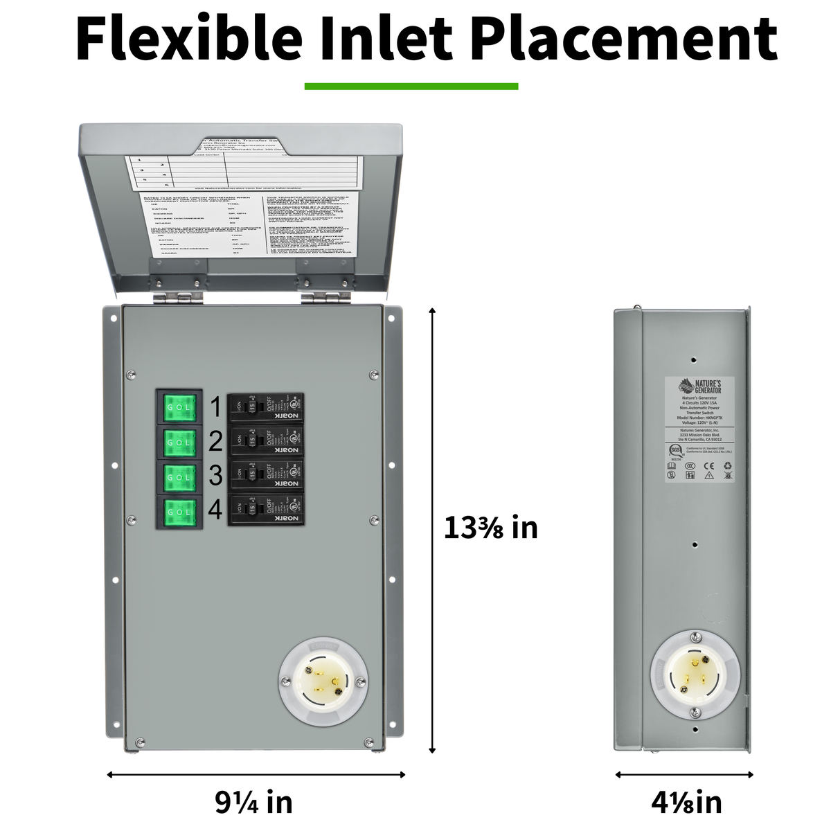 Product - 120V_15A_4-Circuit_MTS_Flexible_Inlet_Placement_Dim