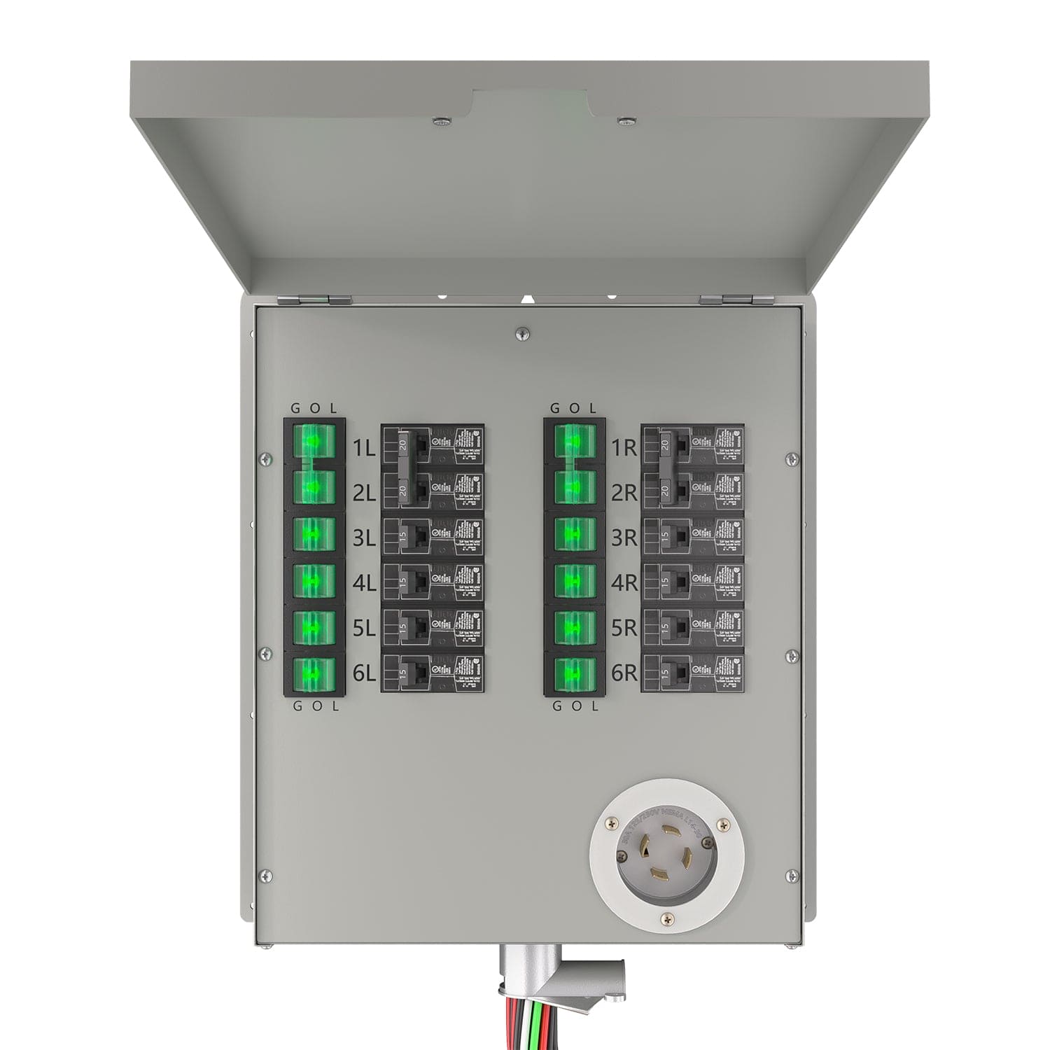 12 Circuit 30A Transfer Switch