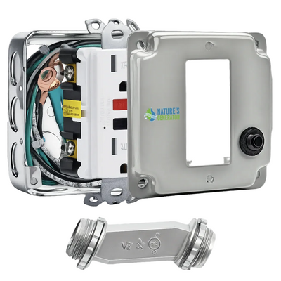 Nature's Generator 15A GFCI Power Outlet Box