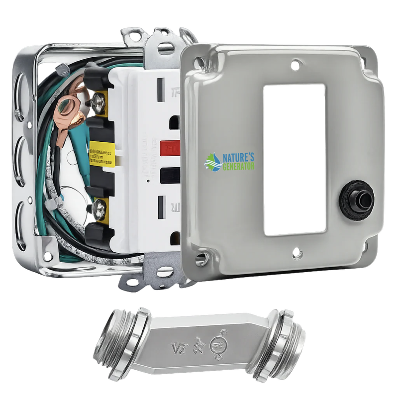 Nature's Generator 15A GFCI Power Outlet Box - Product - 15A GFCI Power Outlet Box 1
