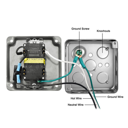 Nature's Generator 15A GFCI Power Outlet Box
