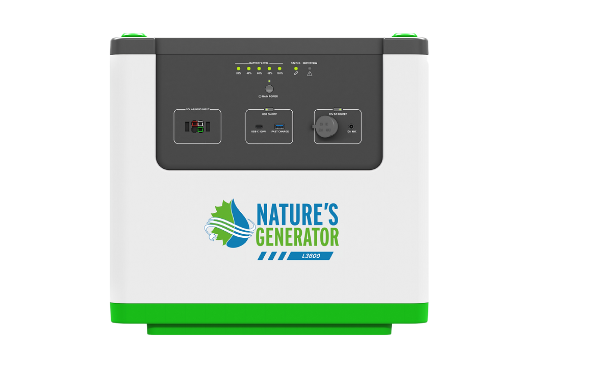 Nature's Generator Lithium 3600 Power Pod