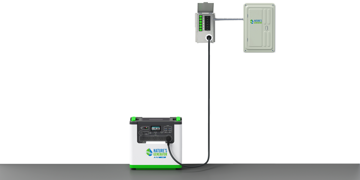 Expand the Connections by Transfer Switch: