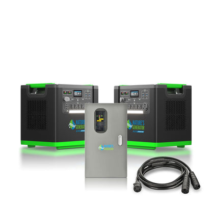 Nature's Generator Lithium 6000 and Transfer Switch