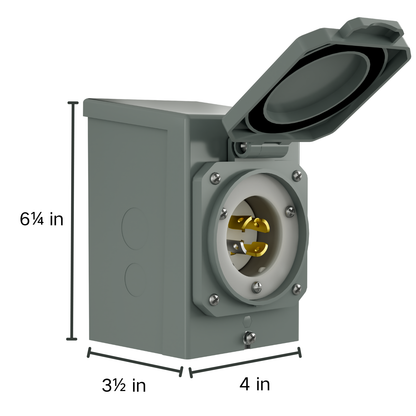 Nature's Generator 30A Power Inlet Box - Nature's Generator