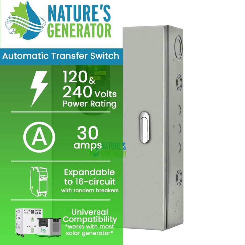 30A Automatic Generator Transfer Switch - Product - 30A ATS Hover Image 2
