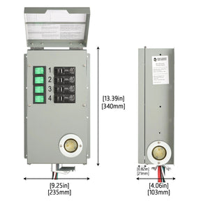 4-Circuit_Transfer_Switch_Dimension