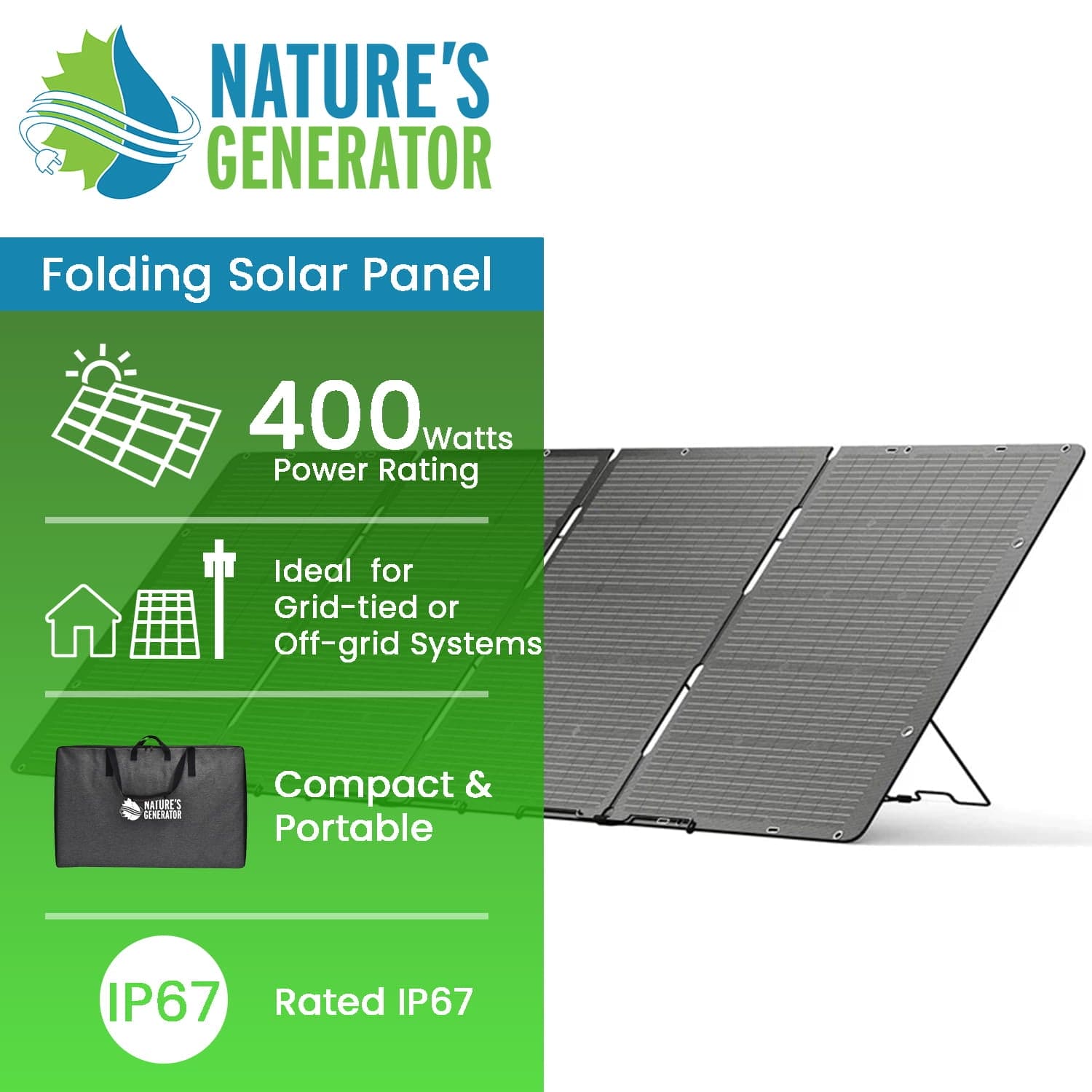 400W Folding Solar Panel