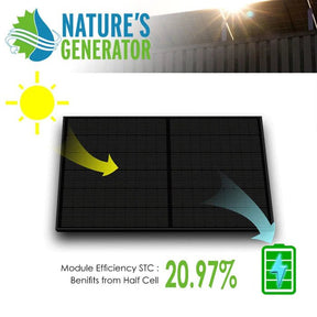 410 Watt Monocrystalline Solar Panel (10 Pack) With Solar Panel Mount Rack - Nature's Generator