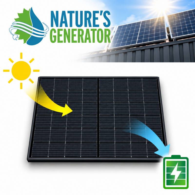 410 Watt Monocrystalline Solar Panel (4 Pack) - Product - 440W_Solar_Panel_Effects 4