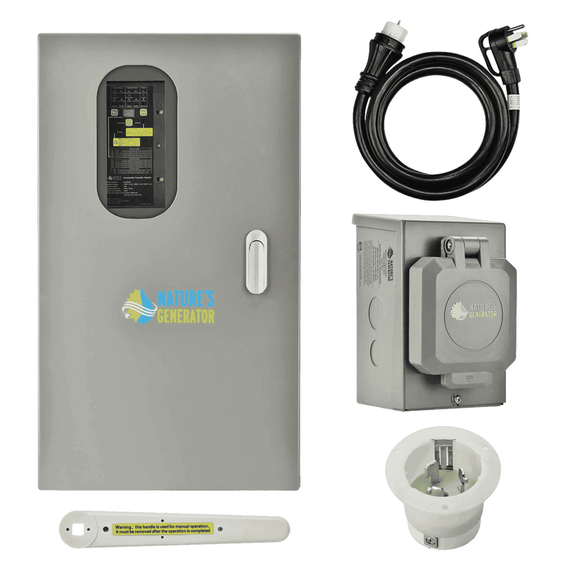 50A Automatic Generator Transfer Switch - Product - 50A Automatic Generator Transfer Switch - What's in the Box 1