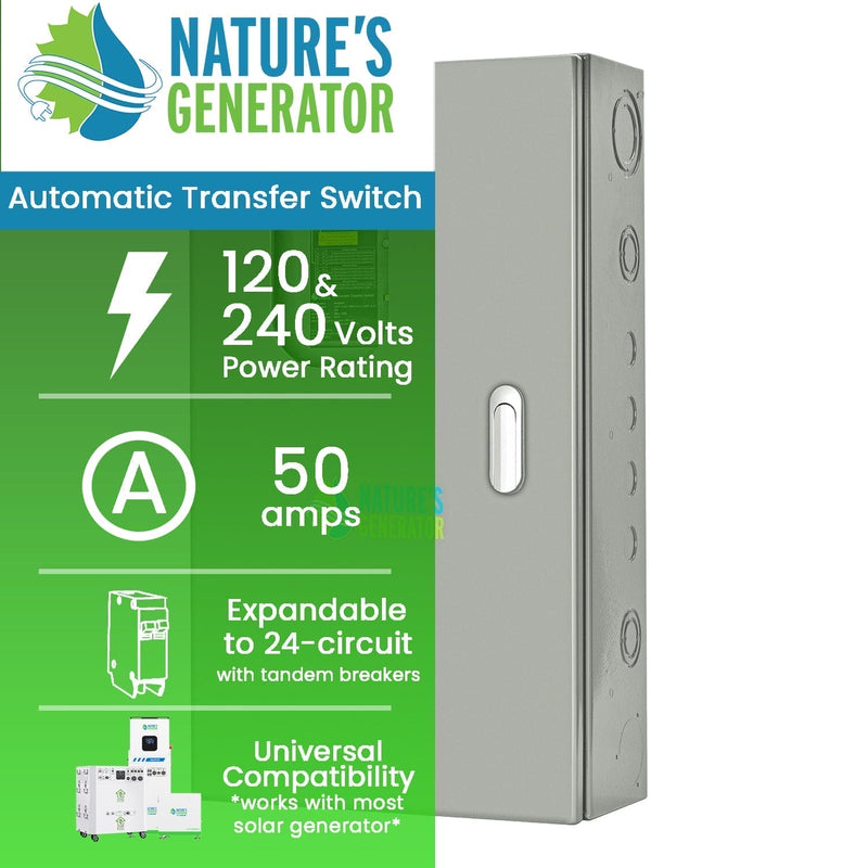 50A Automatic Generator Transfer Switch - Product - 50A ATS Hover Image 2
