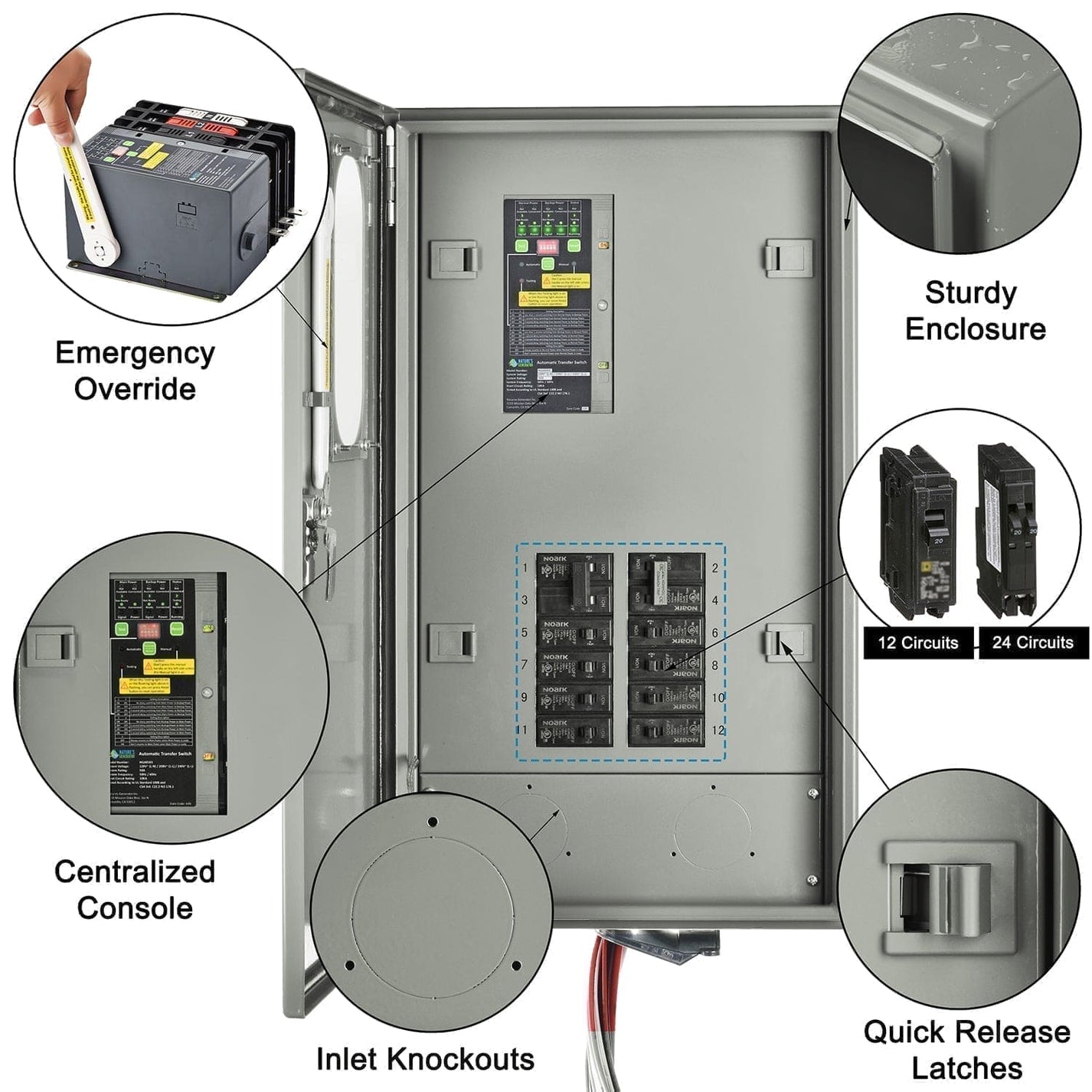 50 Amp Automatic Transfer Switch for Power Generators | Nature's Generator