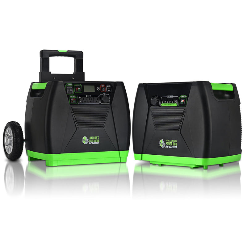 Elite 3600 Help Center - Product 
Two black and green portable power stations on a white background 9