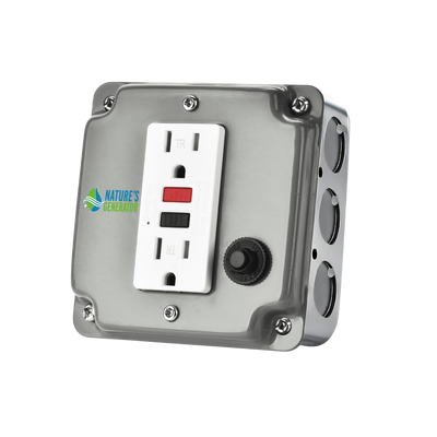 Nature's Generator 15A GFCI Power Outlet Box