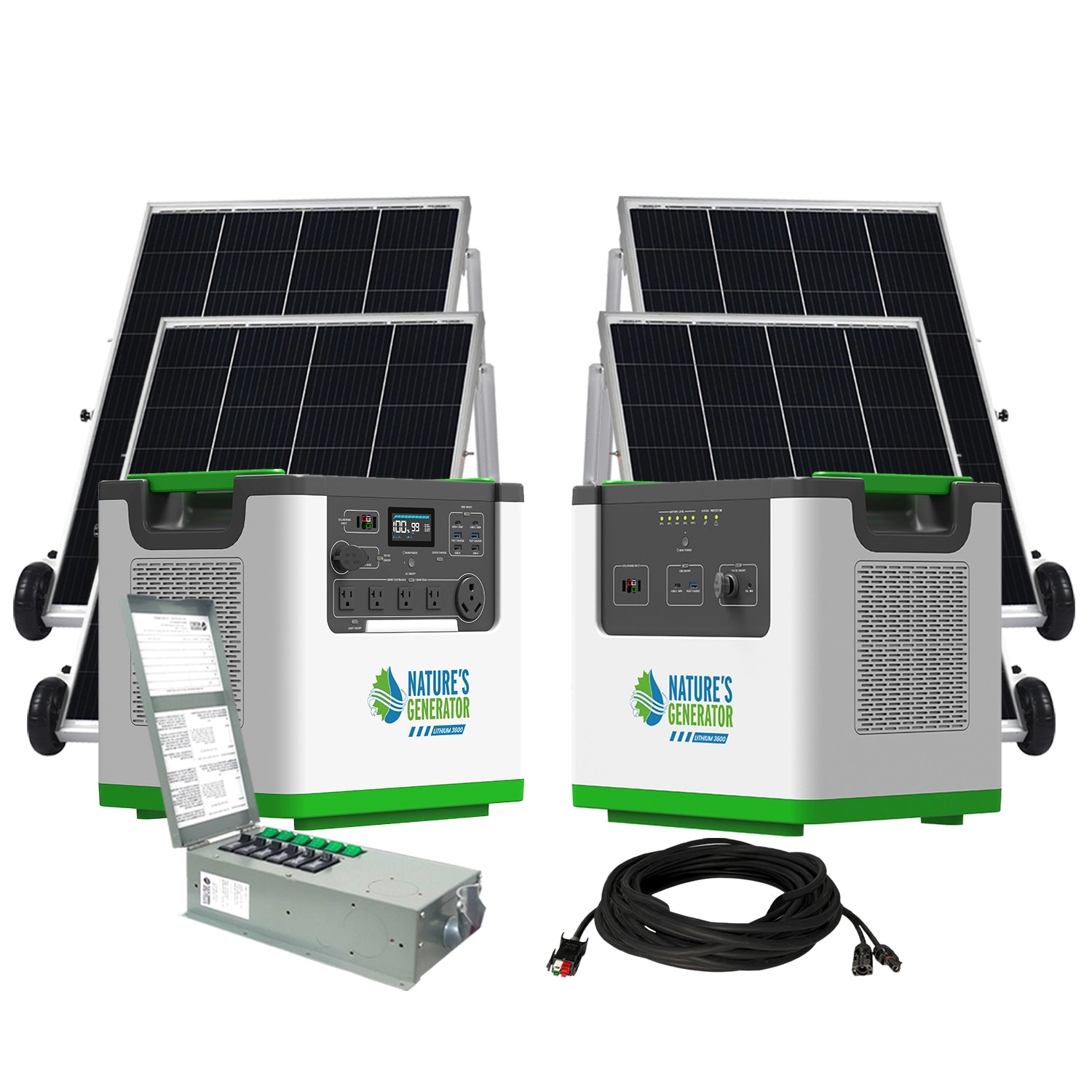 Nature's Generator Lithium 3600 Platinum PE System