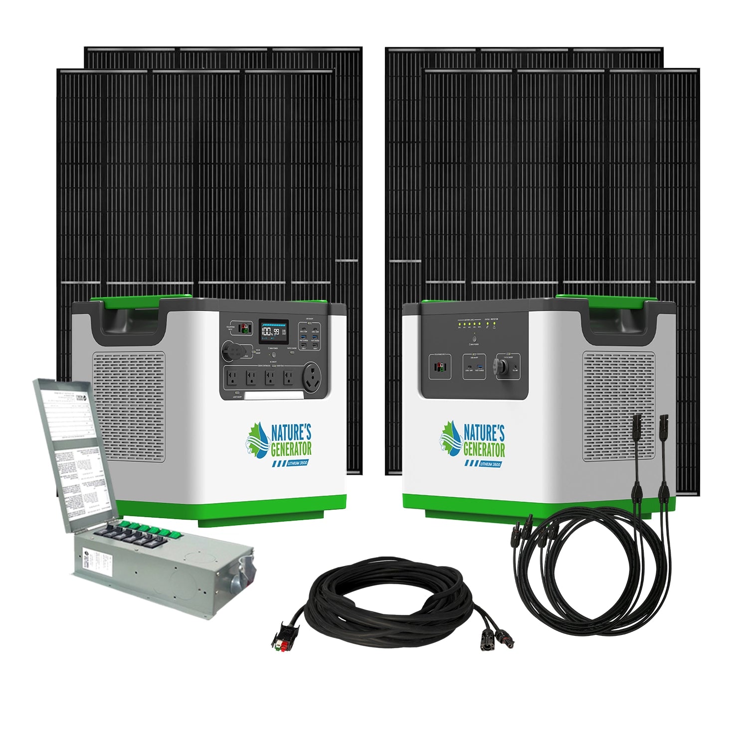 Nature's Generator Lithium 3600 Platinum Pro PE System