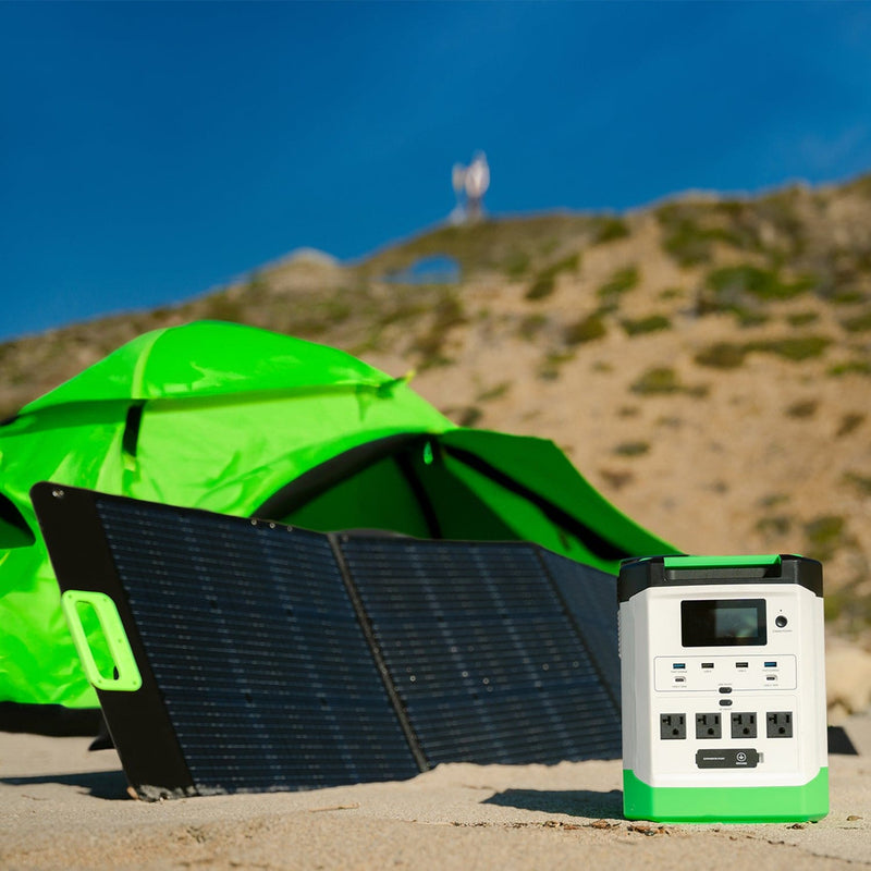 Lithium 1800 - Scene Lithium_1800_and_200W_Folding_Panel_Camping 14