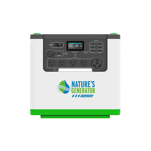 Nature's Generator Lithium 3600 Power Station