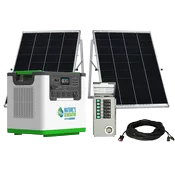 Nature's Generator Lithium 3600 Solar Generator and Transfer Switch