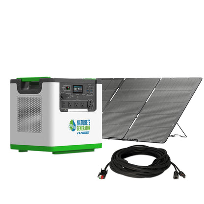 Lithium 3600 and 400W Folding Solar Panel
