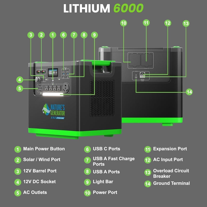 Lithium 6000 Help Center - Product 
Lithium 6000 Tech Spec 13