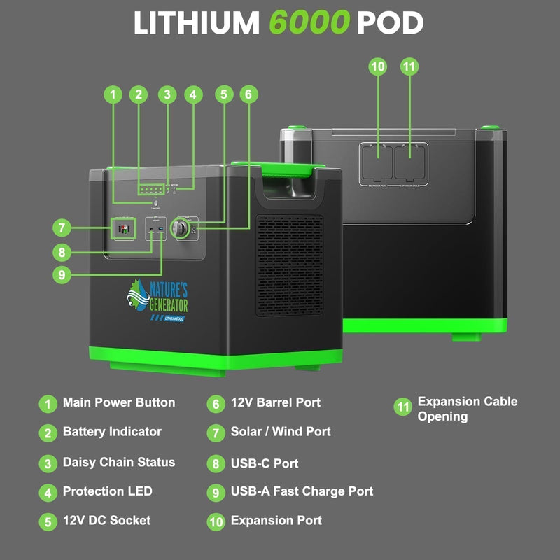 Lithium 6000 Help Center - Product 
Lithium 6000 Pod Tech Specs 14