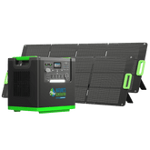 Nature's Generator Lithium 6000 with Solar Panel