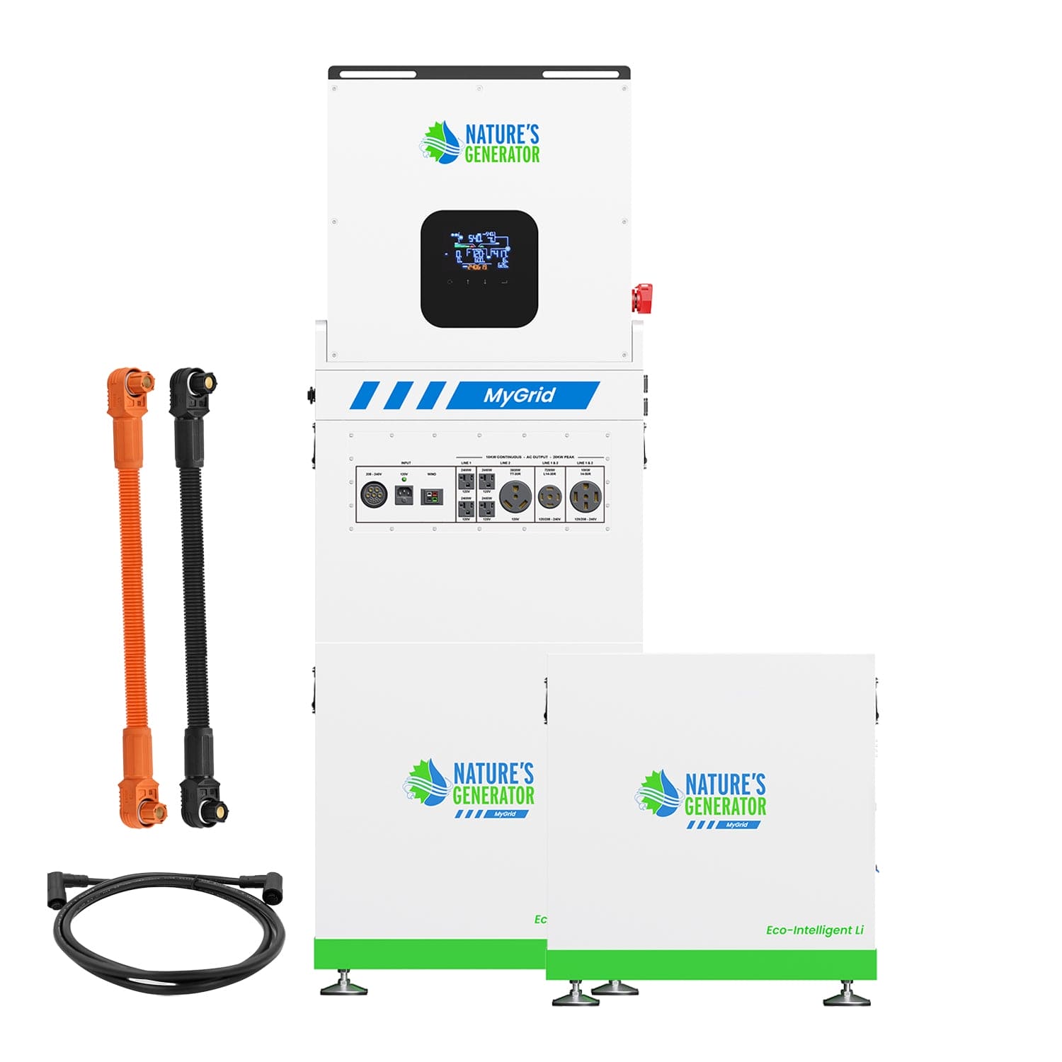 MyGrid 10K with Solar Battery and Expansion Cables